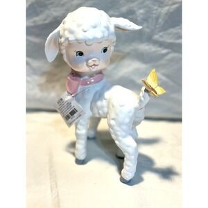 Easter Retro Vintage Style Quaint Lamb Figurine Decoration Hobby Lobby HTF
